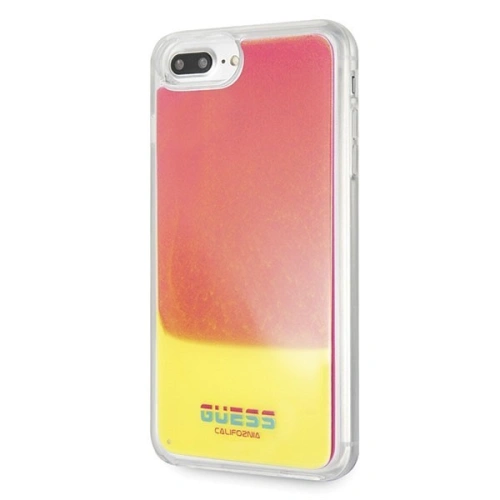 Kup Guess Apple Tasche GUHCI8LGLCPI iPhone 7/8 Plus rosa/rosa Hartschalenetui California Glow in the dark - GUE116PNK - {ean13} - Sklep Home Screen