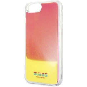 Etui Guess GUHCI8LGLCPI Apple iPhone 7/8 Plus růžové/pink tvrdé pouzdro California Glow in the dark
