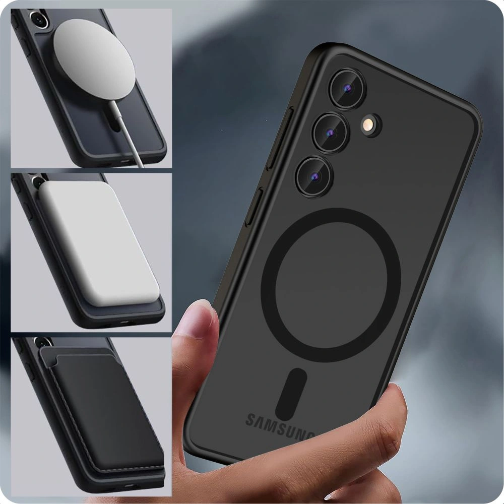 Etui Tech-Protect MagMat MagSafe Samsung Galaxy S24+ Plus Matte Black