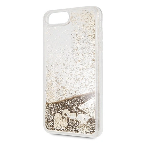 Kup Etui Guess GUHCI8LGLHFLGO Apple iPhone 7/8 Plus gold/złoty hard case Glitter Hearts - GUE117GLD - {ean13} - Sklep Home Screen