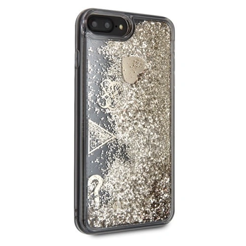 Kup Etui Guess GUHCI8LGLHFLGO Apple iPhone 7/8 Plus gold/złoty hard case Glitter Hearts - GUE117GLD - {ean13} - Sklep Home Screen