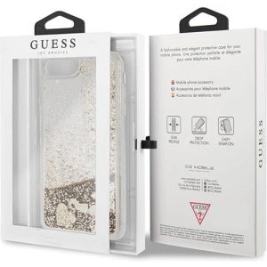 Kup Etui Guess GUHCI8LGLHFLGO Apple iPhone 7/8 Plus gold/złoty hard case Glitter Hearts - GUE117GLD - {ean13} - Sklep Home Screen