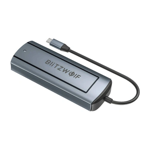 Kup Adapter 6w1 Blitzwolf BW-Neo TH13 Hub USB-C / 3xUSB-A 3.0, 1xUSB-C PD, 1xHD DisplayPort, 1xM.2 SATA M Schlüssel - BLZ585 - {ean13} - Sklep Home Screen