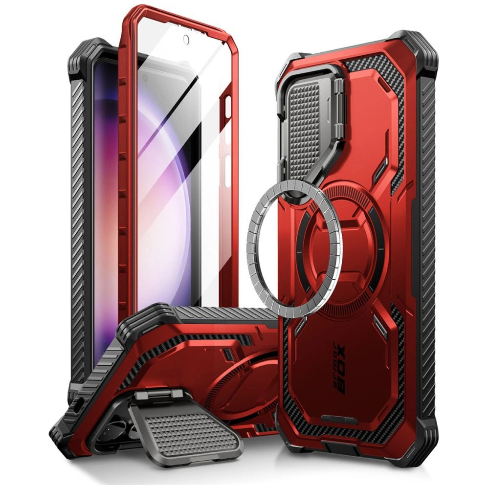 Etui Supcase IBLSN ArmorBox Mag MagSafe Samsung Galaxy S24 Ruddy