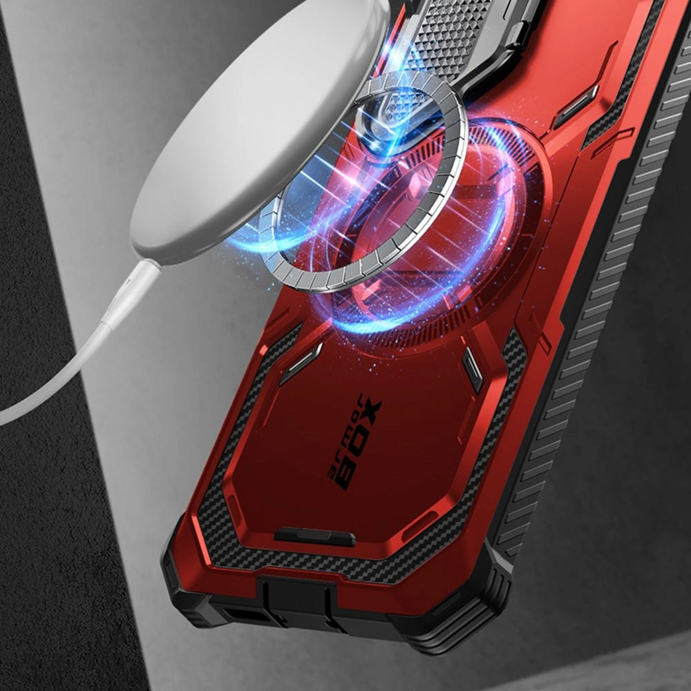 Etui Supcase IBLSN ArmorBox Mag MagSafe Samsung Galaxy S24 Ruddy