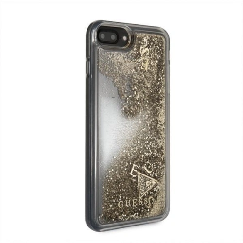 Buy Guess GUHCI8LGLUFLGO iPhone 7/8 Plus gold hard case Glitter Liquid - GUE120GLD - {ean13} - Home Screen Store Europe