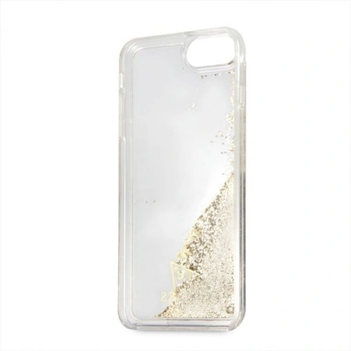 Buy Guess GUHCI8LGLUFLGO iPhone 7/8 Plus gold hard case Glitter Liquid - GUE120GLD - {ean13} - Home Screen Store Europe