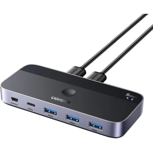 Kup UGREEN CM662 Switch 2xUSB-A / 3xUSB-A, 1xUSB-C, 1xMini USB schwarz - UGR1797 - {ean13} - Sklep Home Screen