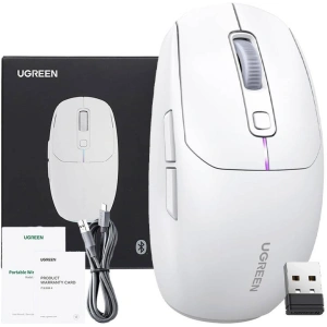 Kup UGREEN MU103 2.4G / Bluetooth 5.0 vezeték nélküli egér fehér - UGR1800 - {ean13} - Sklep Home Screen