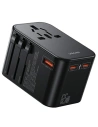 Kup Reiseadapter USAMS T62 Universelles Reise-Ladegerät US/AU/EU/UK 1xUSB, 2xUSB-C 65W schwarz/black - USA1021 - {ean13} - Sklep Home Screen