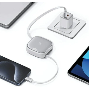 USAMS US-SJ650 3in1 cable MicroUSB / USB-C / Lightning 60W purple