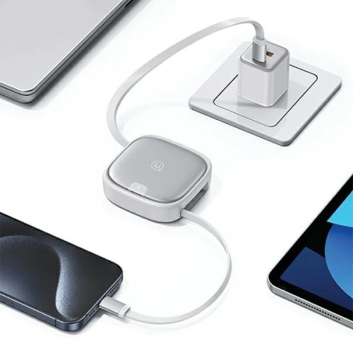Kup Cablu 3 în 1 USAMS US-SJ650 MicroUSB / USB-C / Lightning 60W argintiu/argintiu - USA1023 - {ean13} - Sklep Home Screen