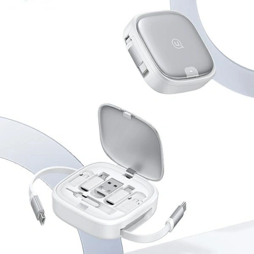 Kup Kabel 3in1 USAMS US-SJ650 MicroUSB / USB-C / Lightning 60W Stahl / Tarnung - USA1024 - {ean13} - Sklep Home Screen