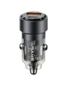 USAMS C39 USB-A, USB-C 60W încărcător auto negru / negru