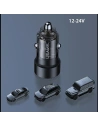 Kup Auto nabíječka USAMS C39 USB-A, USB-C 60W černá/black - USA1025 - {ean13} - Sklep Home Screen