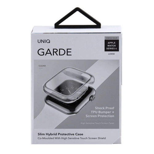 Kup Etui UNIQ Garde Apple Watch 4/5/6/7/SE/8/9 40/41MM przezroczysty/clear - UNIQ30CLR - {ean13} - Sklep Home Screen