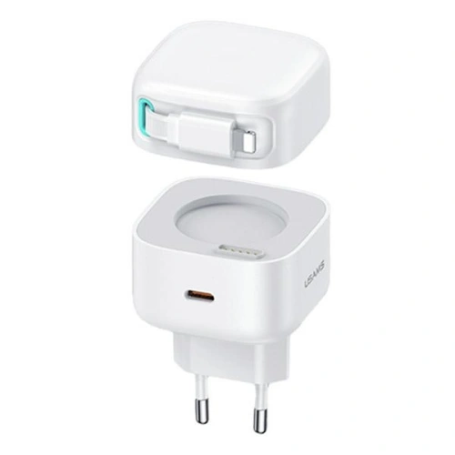 Kup USAMS US-CC202 Netzladegerät USB-C + Lightning-Kabel PD QC 35W weiß - USA1029 - {ean13} - Sklep Home Screen