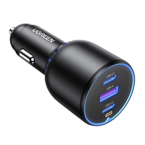 Kup UGREEN CD293 autós töltő USB-A, 2xUSB-C PD 130W fekete - UGR1805 - {ean13} - Sklep Home Screen