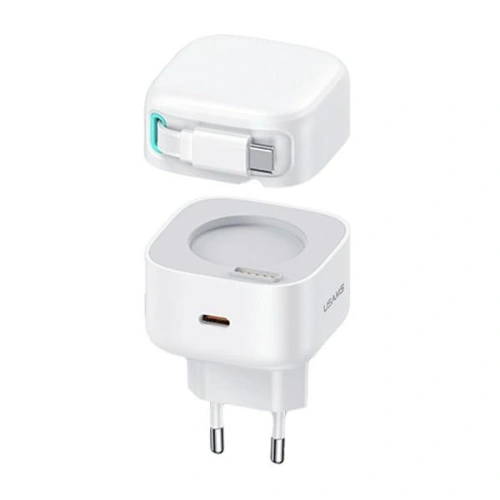 Kup USAMS US-CC202 Încărcător de rețea USB-C + cablu USB-C PD QC 35W alb/alb - USA1031 - {ean13} - Sklep Home Screen