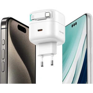 Kup Ładowarka sieciowa USAMS US-CC202 USB-C + kabel USB-C PD QC 35W biały/white - USA1031 - {ean13} - Sklep Home Screen