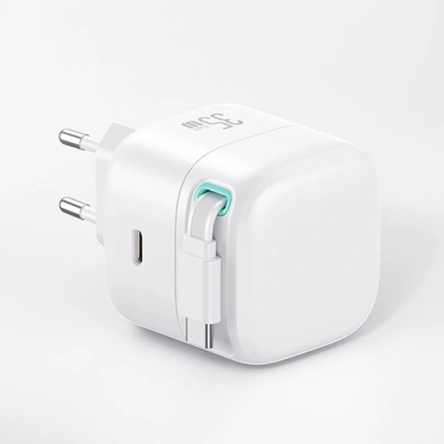 Kup Ładowarka sieciowa USAMS US-CC202 USB-C + kabel USB-C PD QC 35W biały/white - USA1031 - {ean13} - Sklep Home Screen