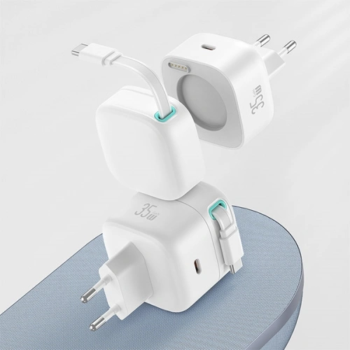 Kup Ładowarka sieciowa USAMS US-CC202 USB-C + kabel USB-C PD QC 35W czarny/black - USA1032 - {ean13} - Sklep Home Screen
