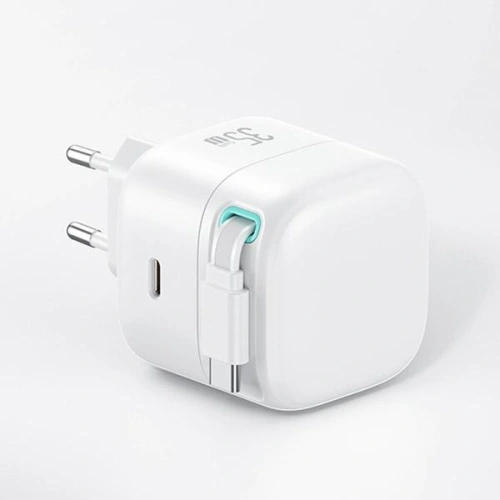 Kup USAMS US-CC202 Netzladegerät USB-C + USB-C PD QC 35W Kabel schwarz - USA1032 - {ean13} - Sklep Home Screen