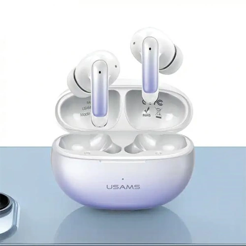 Kup Kabellose In-Ear Kopfhörer USAMS X-don Series ENC TWS Bluetooth 5.3 violett-gradient/purple blue - USA1033 - {ean13} - Sklep Home Screen