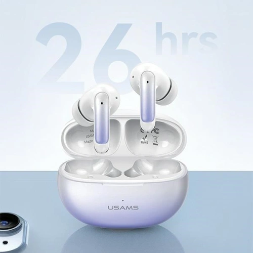 Kup Kabellose In-Ear Kopfhörer USAMS X-don Series ENC TWS Bluetooth 5.3 violett-gradient/purple blue - USA1033 - {ean13} - Sklep Home Screen