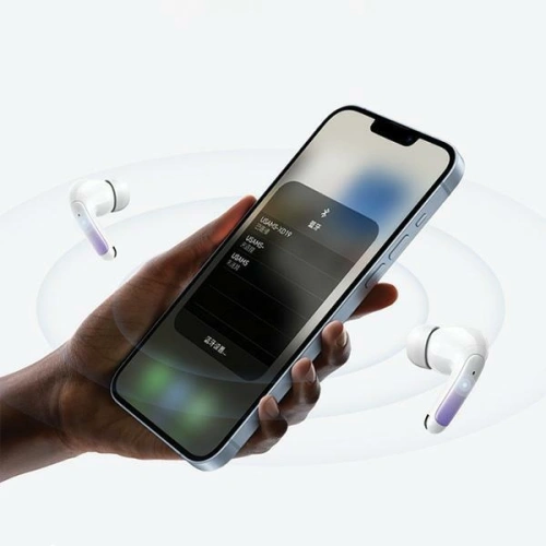 Kup Bezprzewodowe słuchawki dokanałowe USAMS X-don Series ENC TWS Bluetooth 5.3 fioletowy gradient/purple blue - USA1033 - {ean13} - Sklep Home Screen