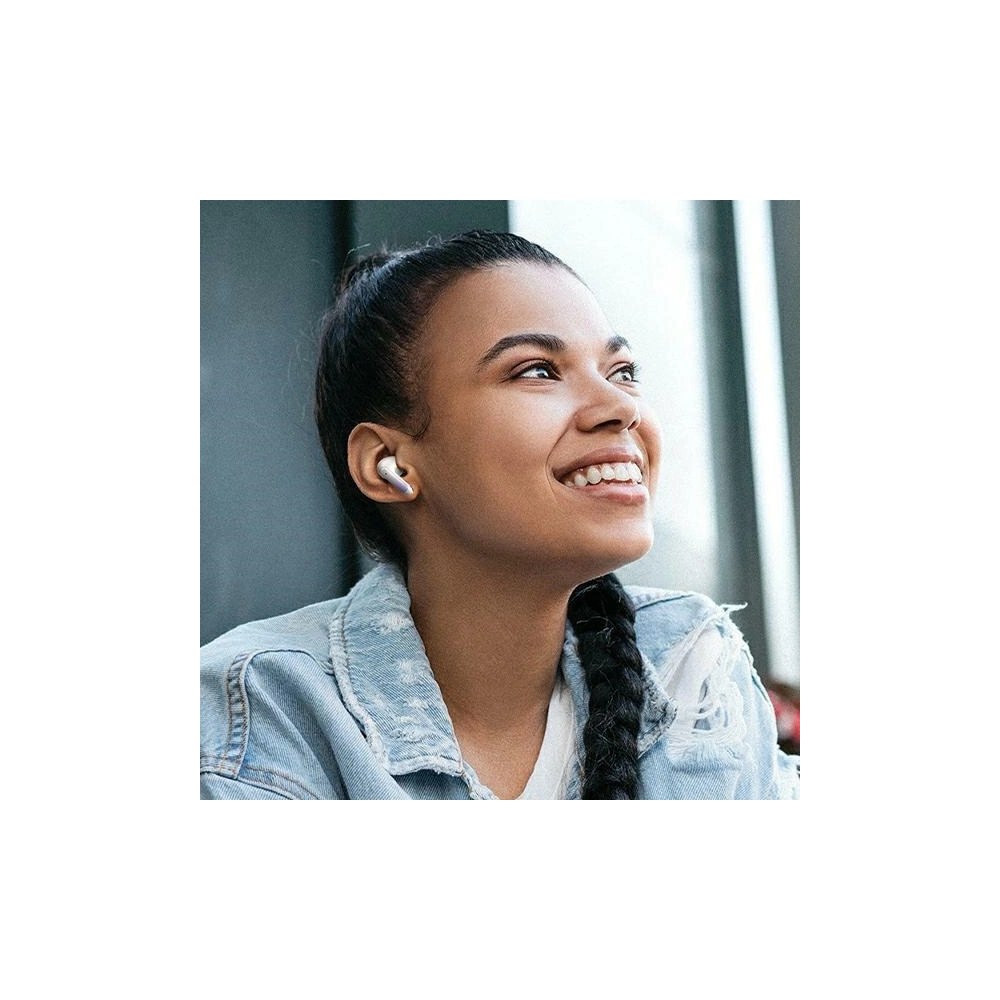 Bezprzewodowe słuchawki dokanałowe USAMS X-don Series ENC TWS Bluetooth 5.3 fioletowy gradient/purple blue