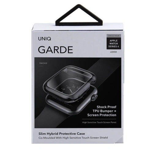 Kup Etui UNIQ Garde Apple Watch 4/5/6/7/SE/8/9 40/41MM szürke/smoked grey - UNIQ31SMK - {ean13} - Sklep Home Screen