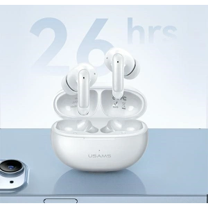 Kup USAMS X-don Series Dual mic ENC TWS Căști in-ear fără fir Bluetooth 5.3 alb/alb - USA1035 - {ean13} - Sklep Home Screen