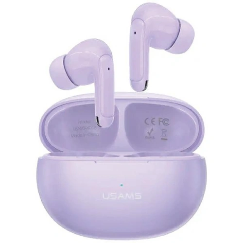 Kup Kabellose In-Ear Kopfhörer USAMS X-don Series Dual mic ENC TWS Bluetooth 5.3 lila/purple - USA1037 - {ean13} - Sklep Home Screen