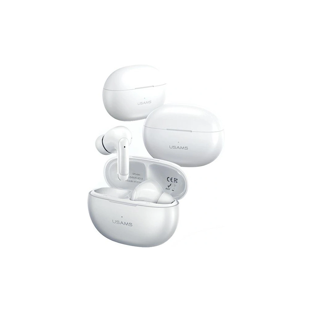 Bezprzewodowe słuchawki dokanałowe USAMS X-don Series Dual mic ENC TWS Bluetooth 5.3 fioletowy/purple