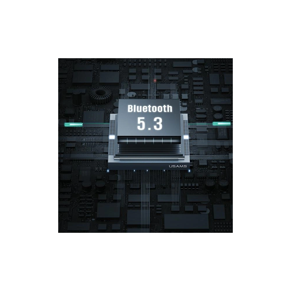 Bezprzewodowe słuchawki dokanałowe USAMS X-don Series Dual mic ENC TWS Bluetooth 5.3 fioletowy/purple