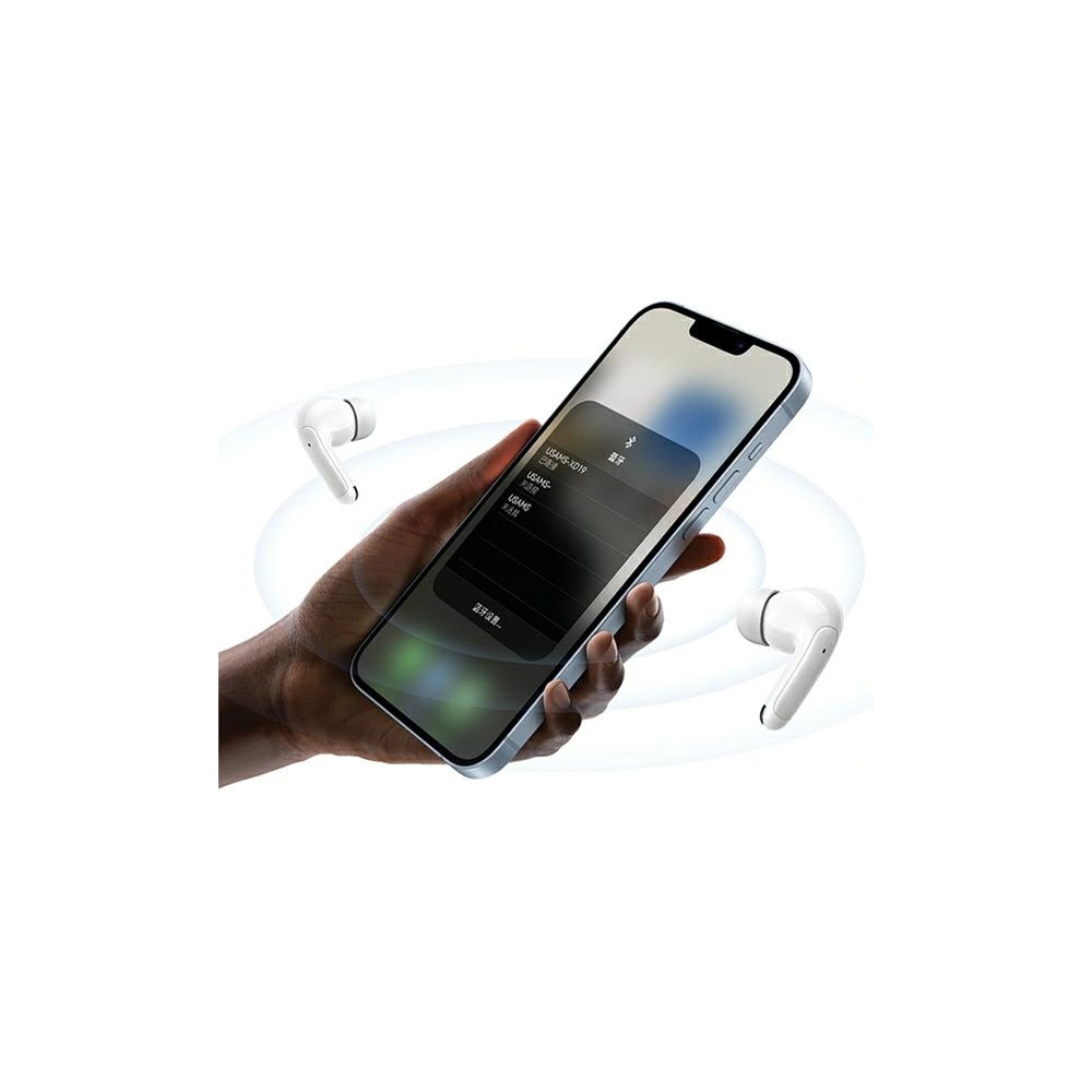 Bezprzewodowe słuchawki dokanałowe USAMS X-don Series Dual mic ENC TWS Bluetooth 5.3 fioletowy/purple