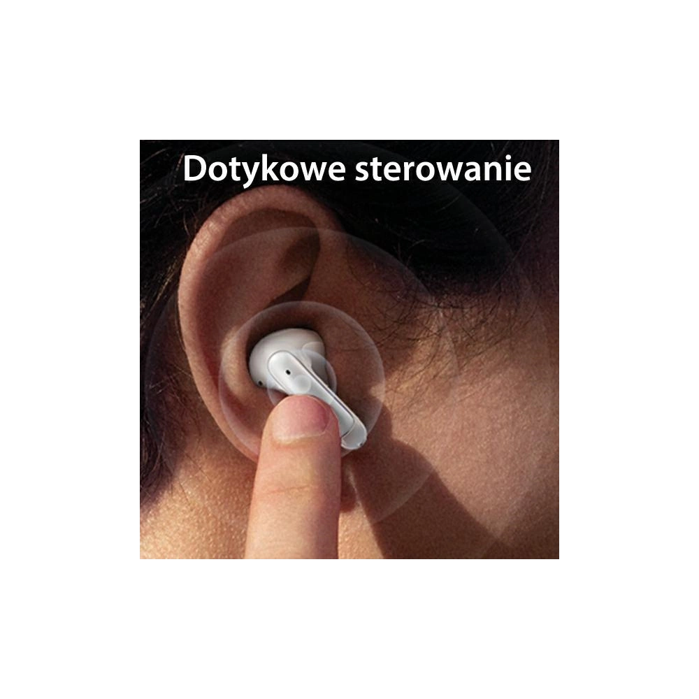 Bezprzewodowe słuchawki dokanałowe USAMS X-don Series Dual mic ENC TWS Bluetooth 5.3 fioletowy/purple