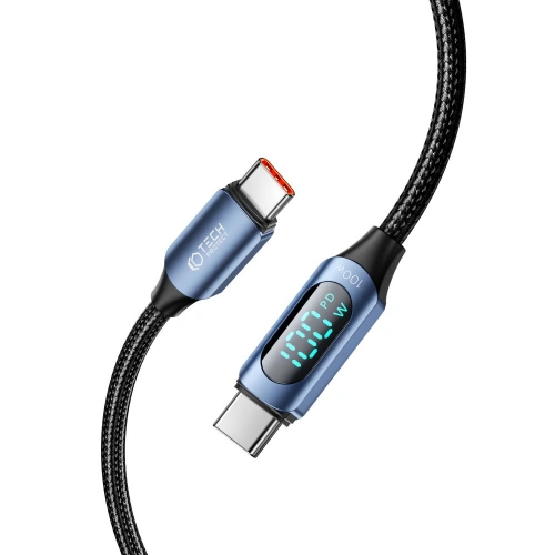 Buy Tech-Protect Ultraboost LED cable USB-C / USB-C PD 100W 5A 100cm Blue - THP2584 - {ean13} - Home Screen Store Europe