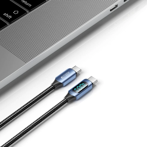 Buy Tech-Protect Ultraboost LED cable USB-C / USB-C PD 100W 5A 200cm Blue - THP2585 - {ean13} - Home Screen Store Europe