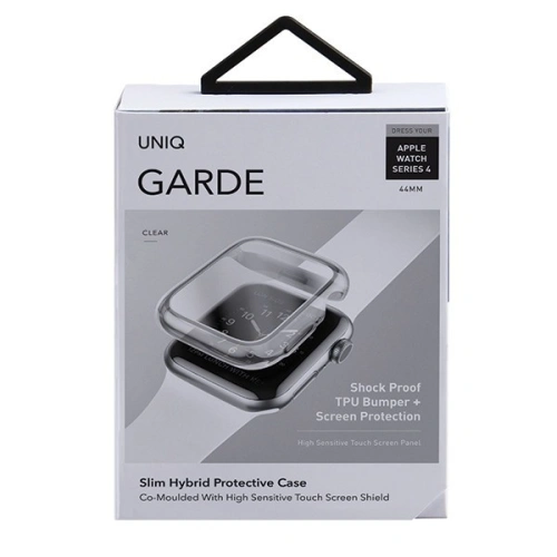 Kup Etui UNIQ Garde Apple Watch 4/5/6/7/8/9/SE 44/45mm transparent/clear - UNIQ32CLR - {ean13} - Sklep Home Screen