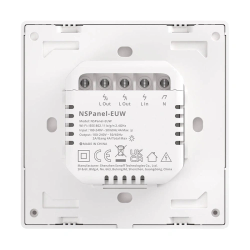Buy Sonoff NSPanel smart wall switch white - SNF139 - {ean13} - Home Screen Store Europe