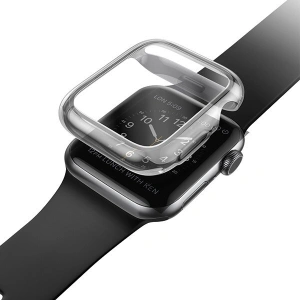 Buy UNIQ Garde case Apple Watch 4/5/6/7/8/9/SE 44/45mm grey/smoked grey - UNIQ33SMK - {ean13} - Home Screen Store Europe