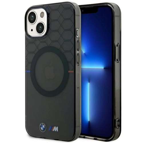 Kup Etui BMW BMHMP13MHGPK Apple iPhone 13 / 14 / 15 Pattern MagSafe szürke/grey - BMW588 - {ean13} - Sklep Home Screen