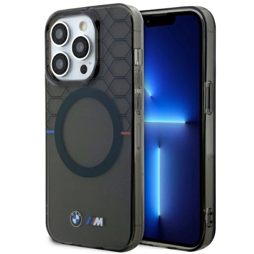 Kup Case BMW BMHMP13XHGPK Apple iPhone 13 Pro Max Muster MagSafe grau/grey - BMW589 - {ean13} - Sklep Home Screen