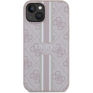 Kup Case Guess GUHMP15SP4RPSP Apple iPhone 15 / 14 / 13 Hartschale 4G Gedruckte Streifen MagSafe rosa/pink - GUE3137 - {ean13} - Sklep Home Screen