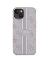 Buy Guess GUHMP15SP4RPSP Apple iPhone 15 / 14 / 13 hardcase 4G Printed Stripes MagSafe pink - GUE3137 - {ean13} - Home Screen Store Europe