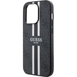 Kup Case Guess GUHMP15XP4RPSK Apple iPhone 15 Pro Max Hardcase 4G Printed Stripes MagSafe schwarz/black - GUE3138 - {ean13} - Sklep Home Screen