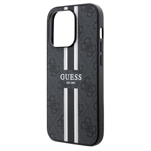 Kup Etui Guess GUHMP15XP4RPSK Apple iPhone 15 Pro Max hardcase 4G Tisknuté pruhy MagSafe černý/black - GUE3138 - {ean13} - Sklep Home Screen