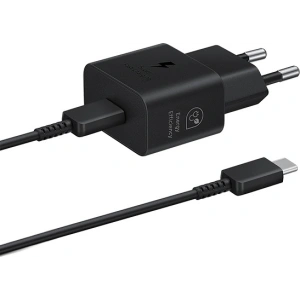Kup Netzteil Samsung EP-T2510XB 25W Fast Charge + USB-C / USB-C Kabel schwarz/black - SMG1010 - {ean13} - Sklep Home Screen